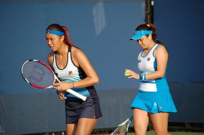 Taiwan’s Chan sisters finish second in Family Circle Cup