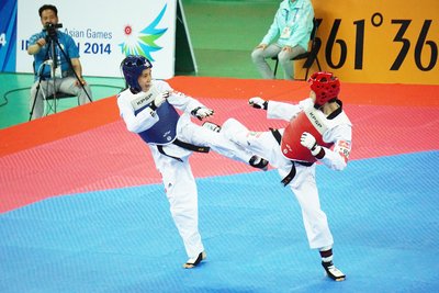Taiwan wins gold and bronze in women’s taekwondo at Asian Games
