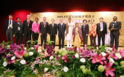 Nobel laureate Satyarthi touts Taiwan for giving voice to children