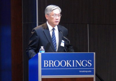 MAC Minister addresses Brookings Institution on closer cross-strait relations