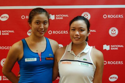 Taiwanese women’s tennis duos advance in Cincinnati