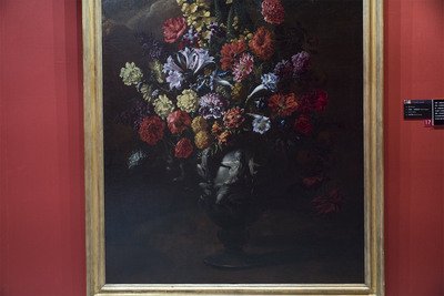 Flower painting is by Mario Nuzzi: Italian auction house