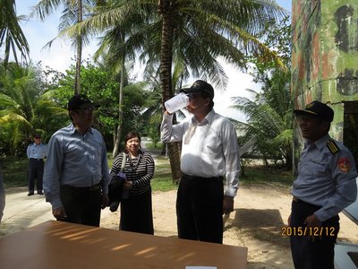 Think tank highlights interior minister’s visit to Taiping Island