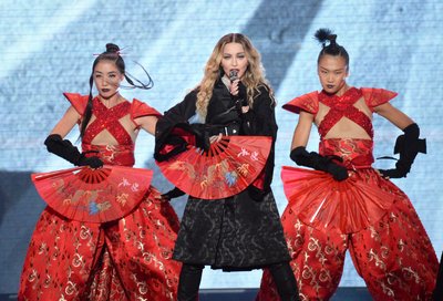 Madonna arrives in Taiwan on first leg of Asian tour