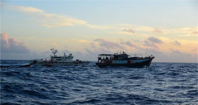 Coast Guard expels ships from waters around Pratas Islands