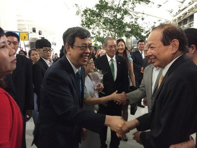 Vice president transits in NY on way to Dominican Republic