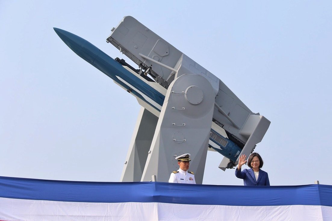 Tsai: New navy warships say 'Taiwan will not yield'