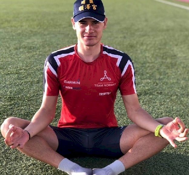VIDEO: Norwegian triathlete behind viral photo visits Changhua County