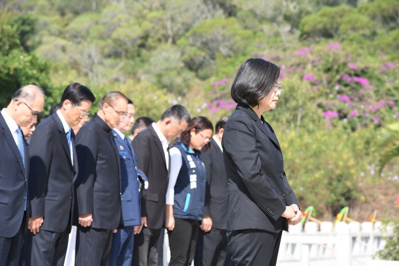 Tsai travels to Kinmen to mark 70th anniversary of battle
