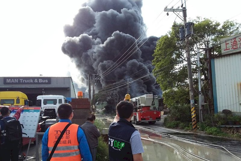 Fire in Taoyuan causes severe pollution to local air quality