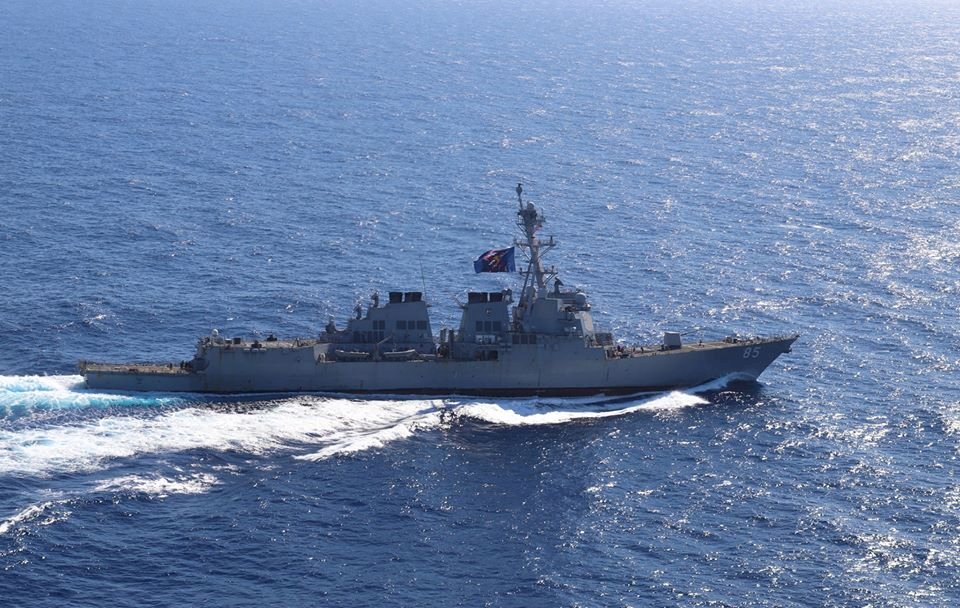 US destroyer sails through Taiwan Strait: Defense ministry