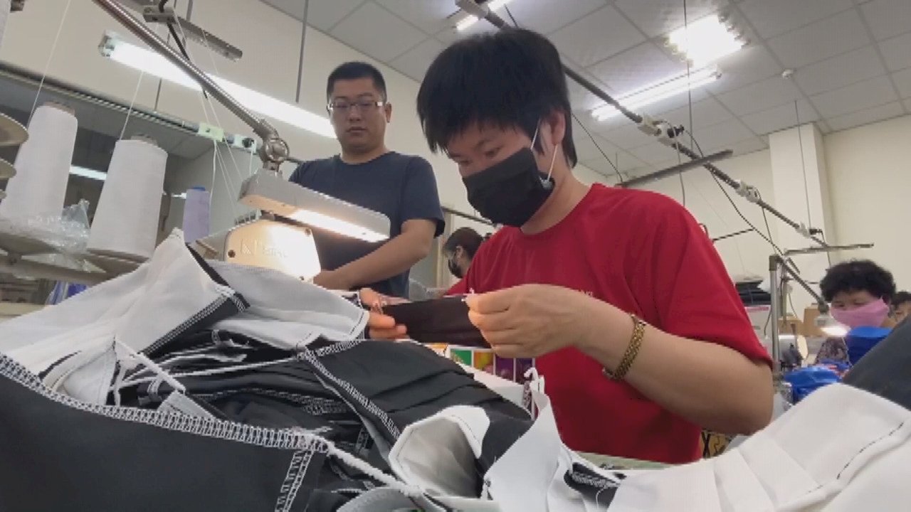 VIDEO: Demand for cloth masks sends sock-makers into a new line of work