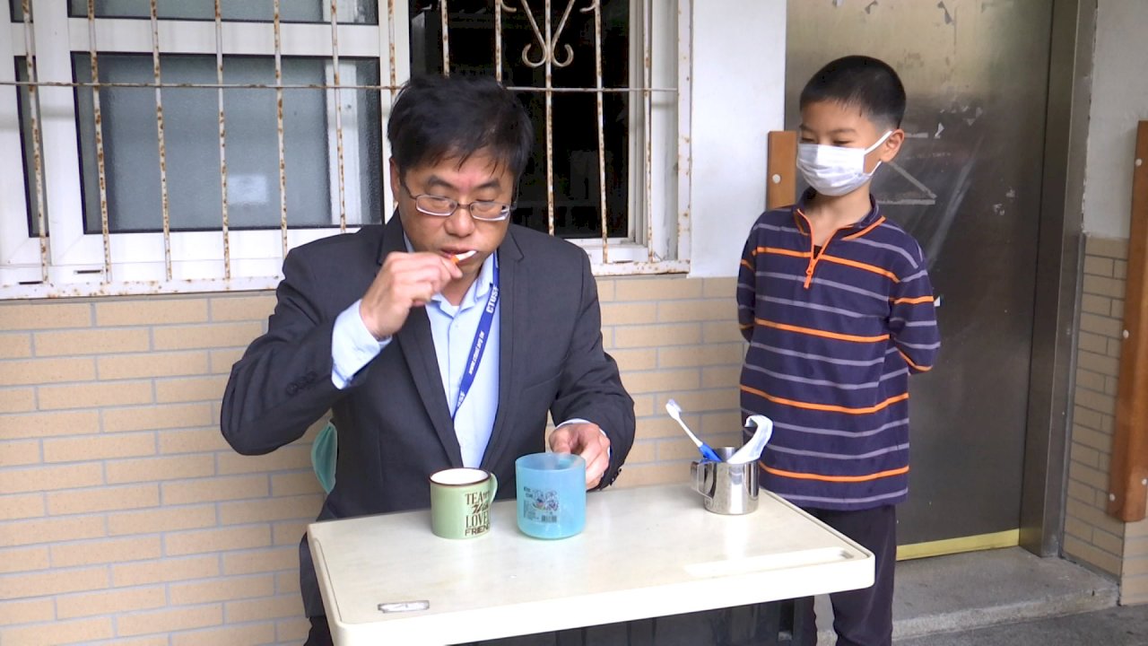 VIDEO: Students to practice social distancing when brushing teeth at school
