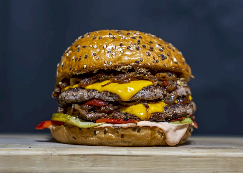 A burger with a side of AK