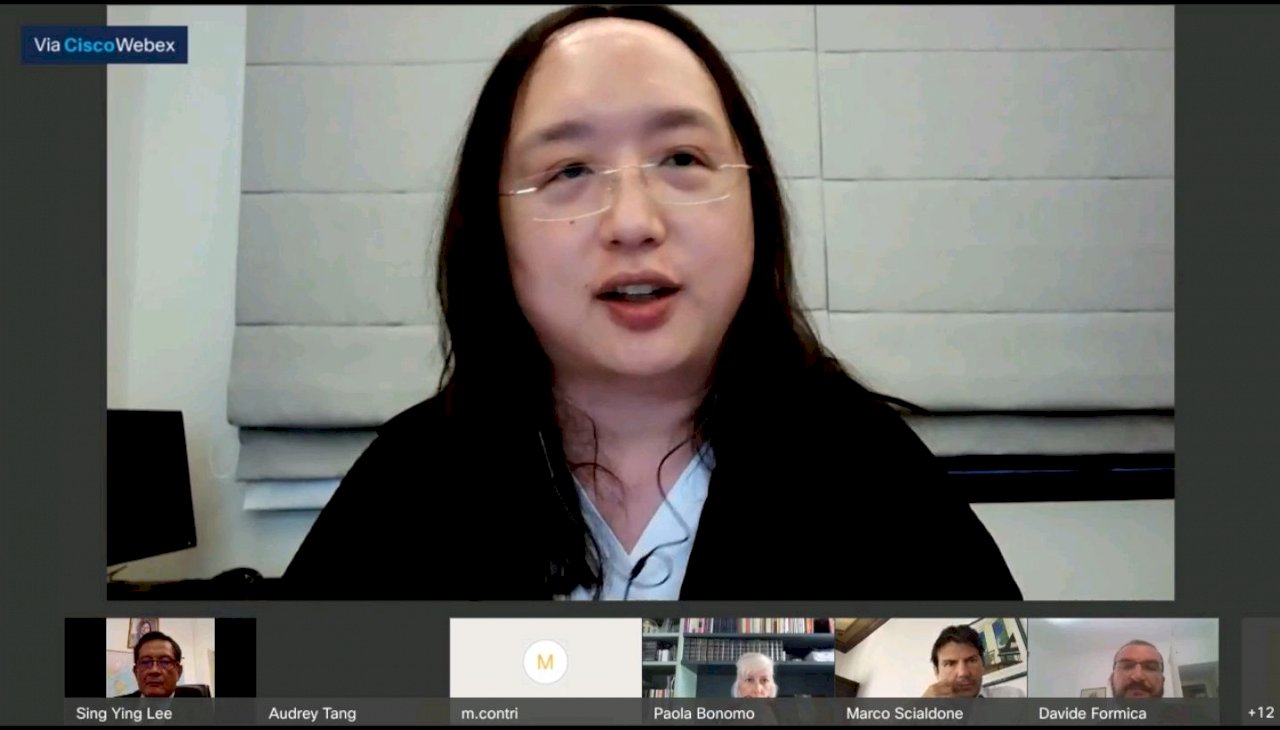 Audrey Tang shares Taiwan’s COVID-19 experience with Italy