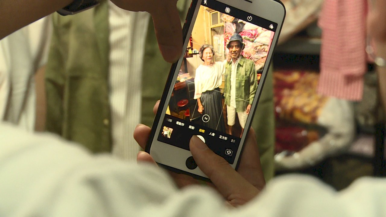 VIDEO: Elderly dry cleaners strike a pose in forgotten articles of clothing