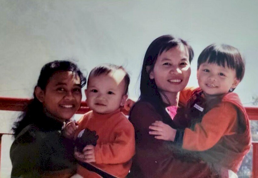 Taiwan family reunites with long-lost Indonesian caregiver