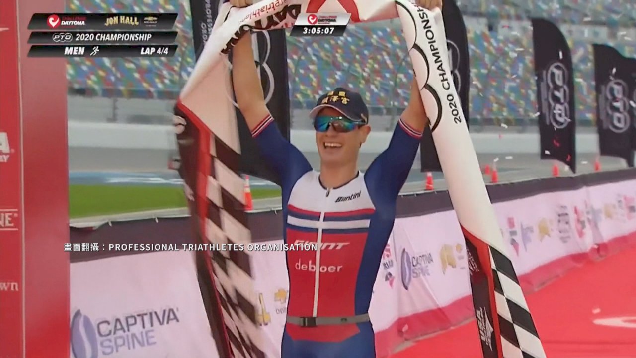 Norwegian athlete wins again with lucky Taiwanese cap