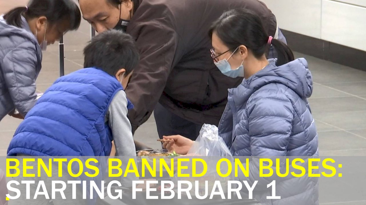 VIDEO: New rules in force: No eating or drinking on transport