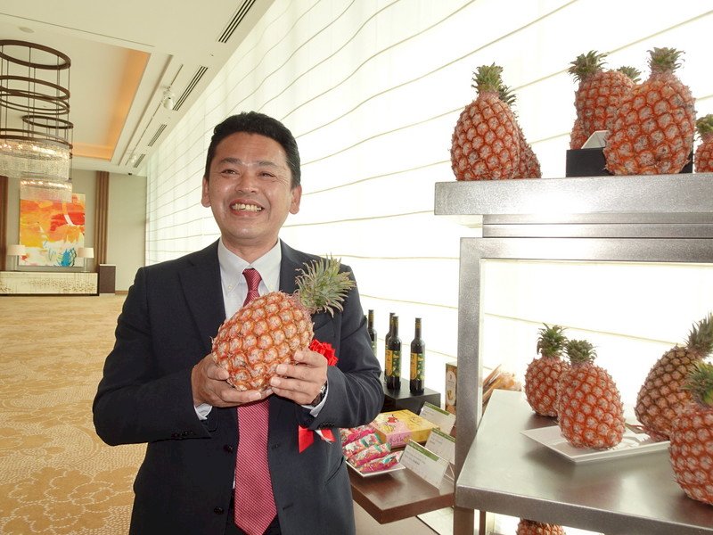 Taiwanese pineapples selling well in Japan