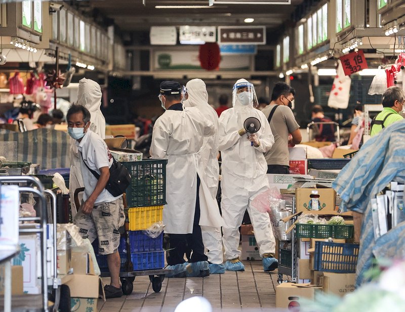 COVID-19: PCR testing detects outbreak at Taipei marketplace