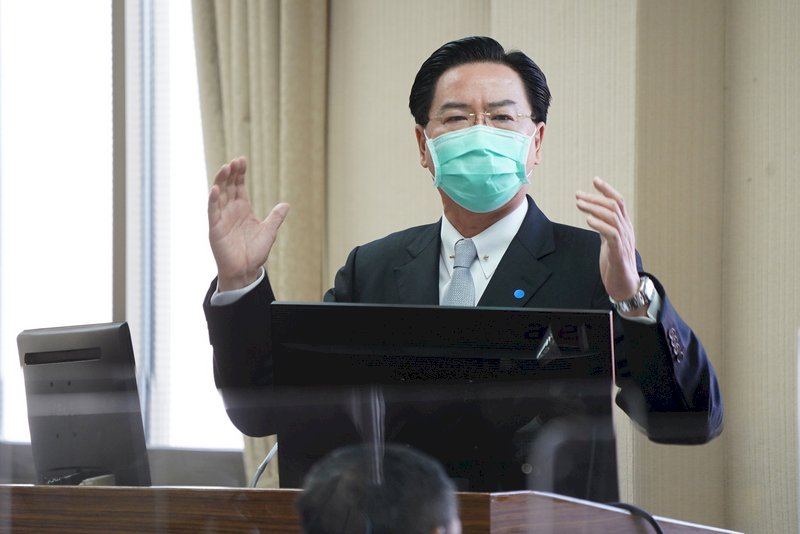 Foreign minister thanks US for supporting Taiwan in defense bill