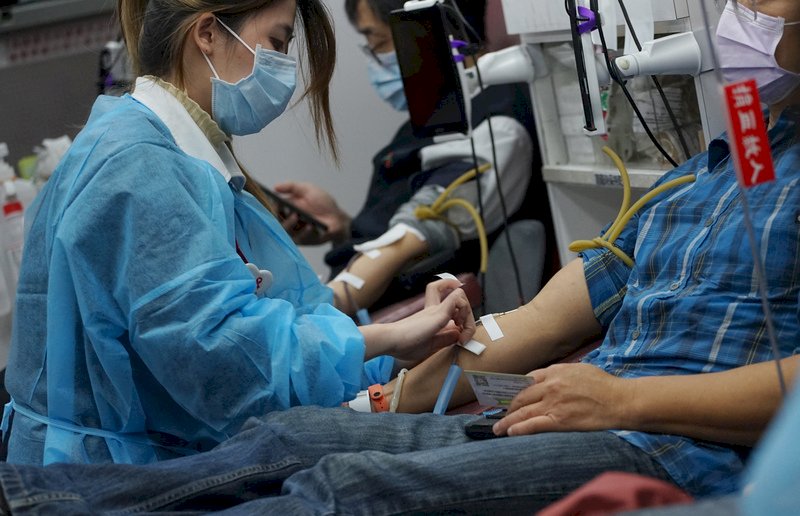 Taipei blood bank calls for blood donors amid shortage