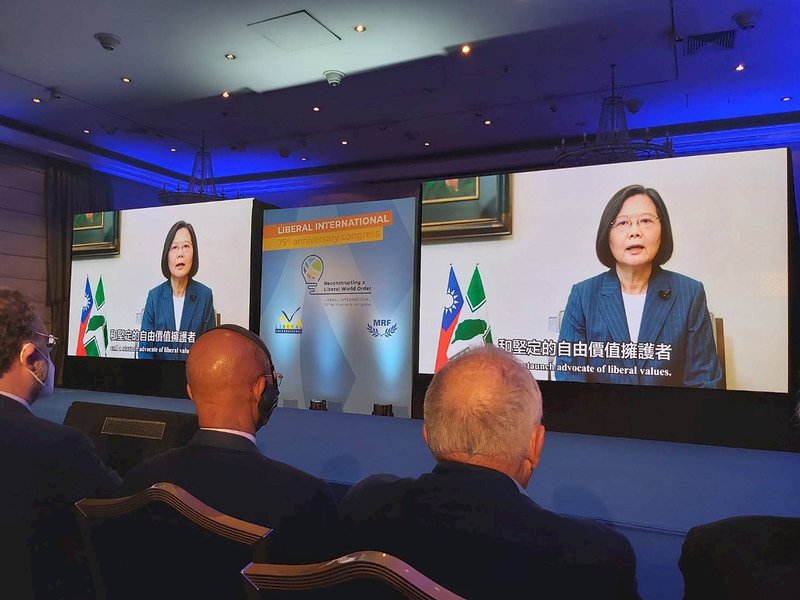 President Tsai calls for unity in fight against authoritarianism