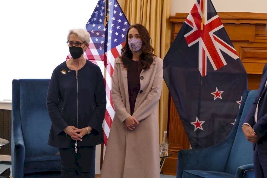 US and New Zealand discuss maintaining peace and stability in the Taiwan Strait