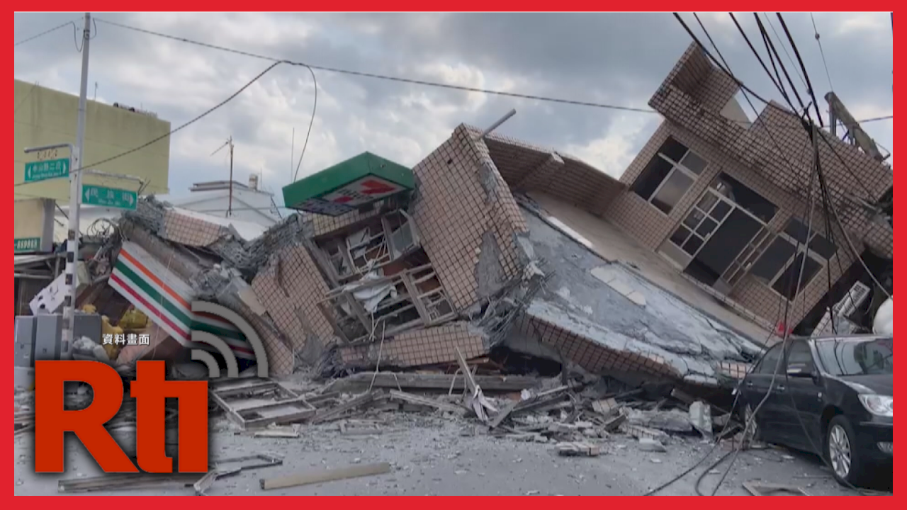 VIDEO: Magnitude 6.8 earthquake brings down building in Hualien