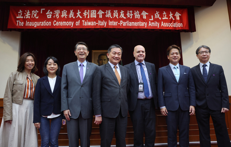 Taiwan, Italy establish parliamentary friendship group