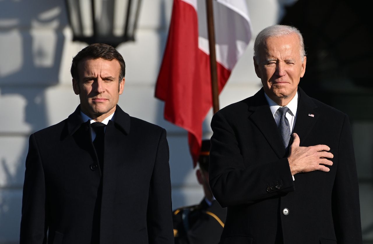 Biden, Macron reiterate importance of maintaining peace in Taiwan Strait