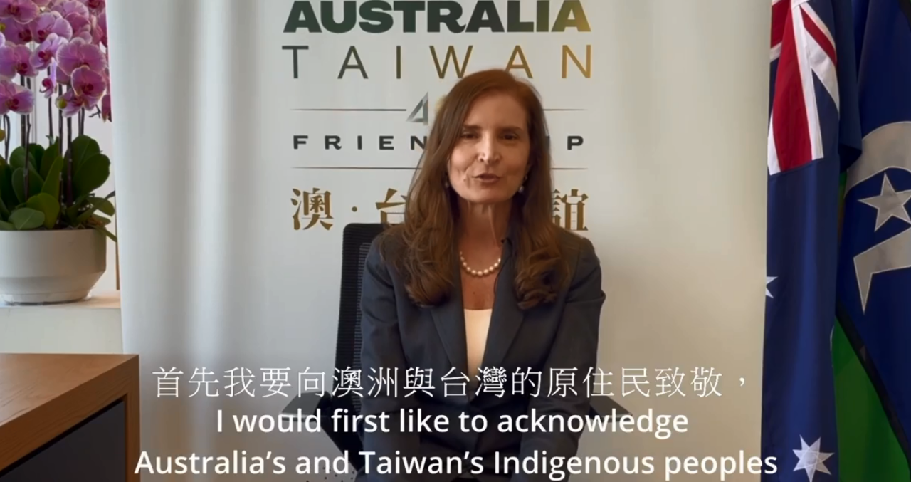 Outgoing Australian representative to Taiwan bids farewell in Taiwanese
