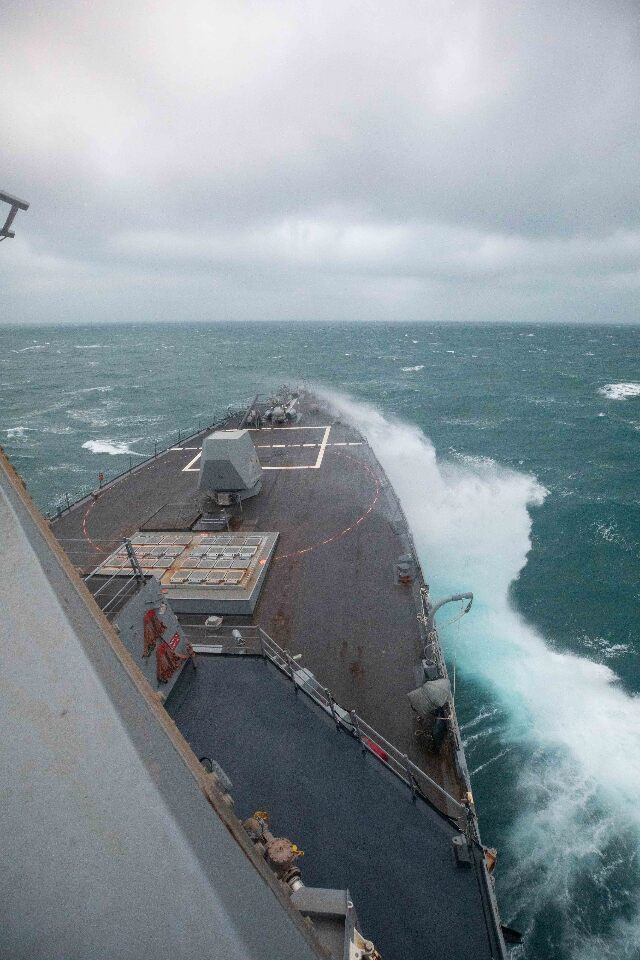 US Destroyer transits through Taiwan Strait in freedom of navigation operation