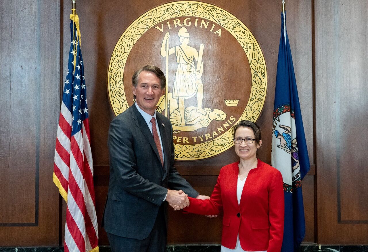 Virginia governor to meet with President Tsai in Taiwan
