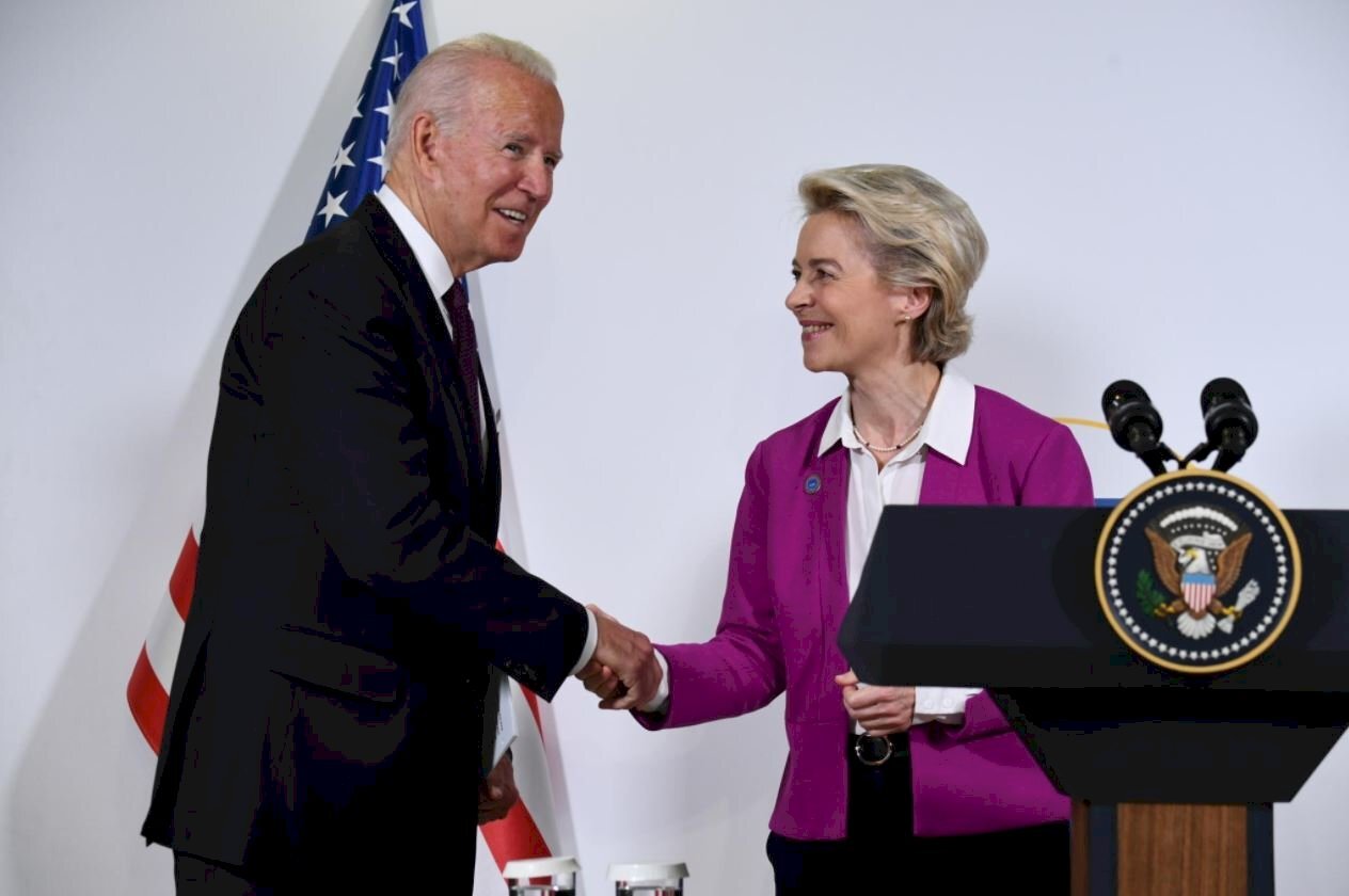 Biden and von der Leyen stress importance to maintain peace in Taiwan Strait