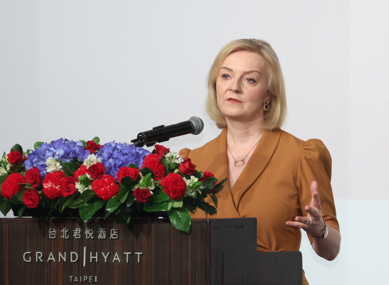 Former UK Prime Minister Truss has not harmed Taiwan: Foreign Ministry