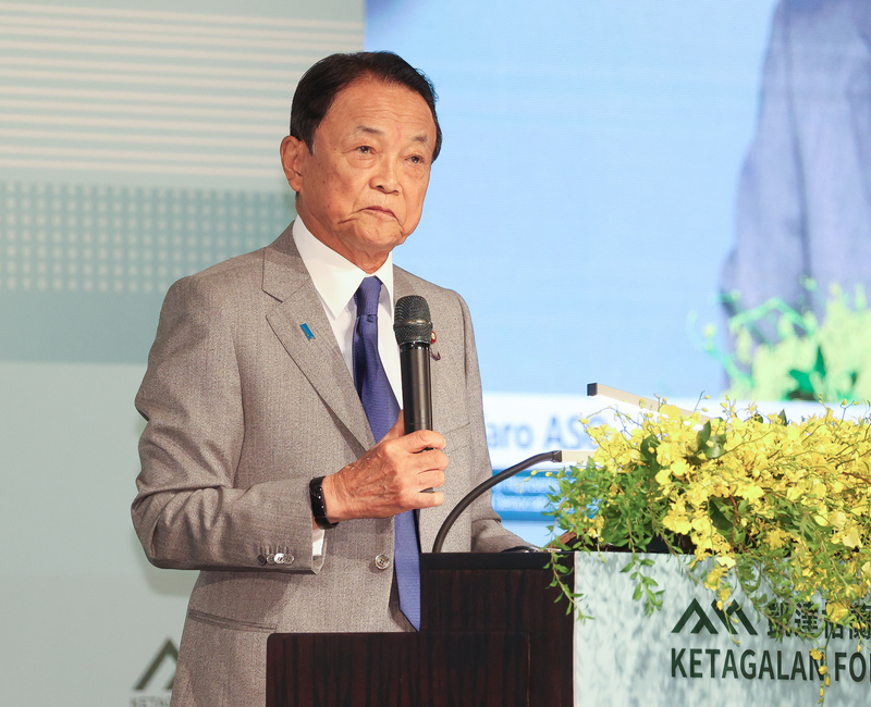 Japan ex-PM says deterrence requires the display of willingness to employ force if needed