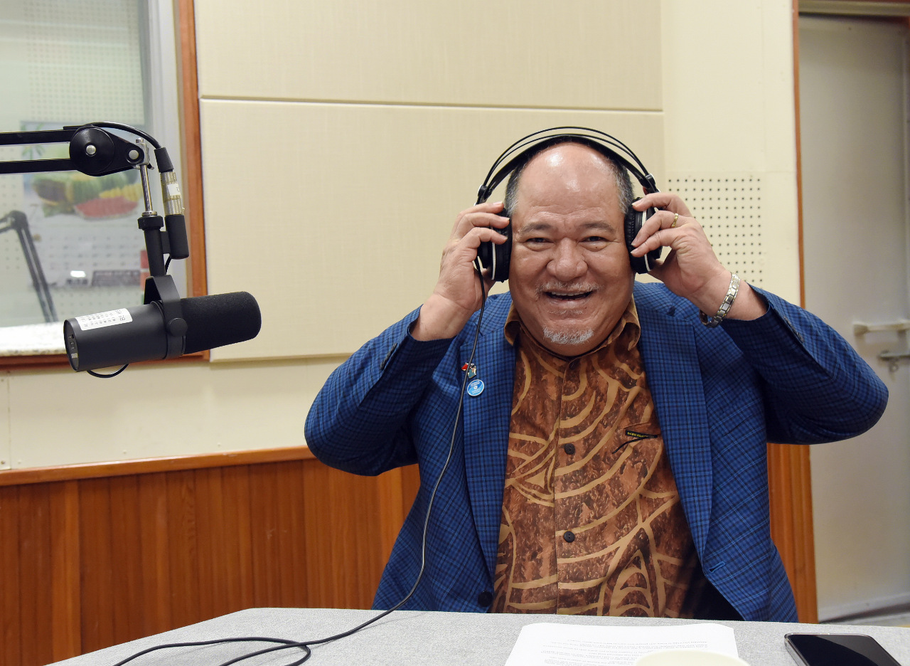 The Ambassador of Tuvalu to Taiwan, Bikenibeu Paeniu, is here!