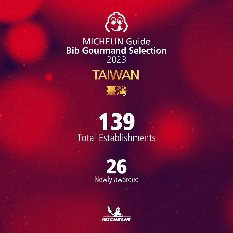 Michelin Taiwan awards Bib Gourmand to 139 restaurants in Taiwan