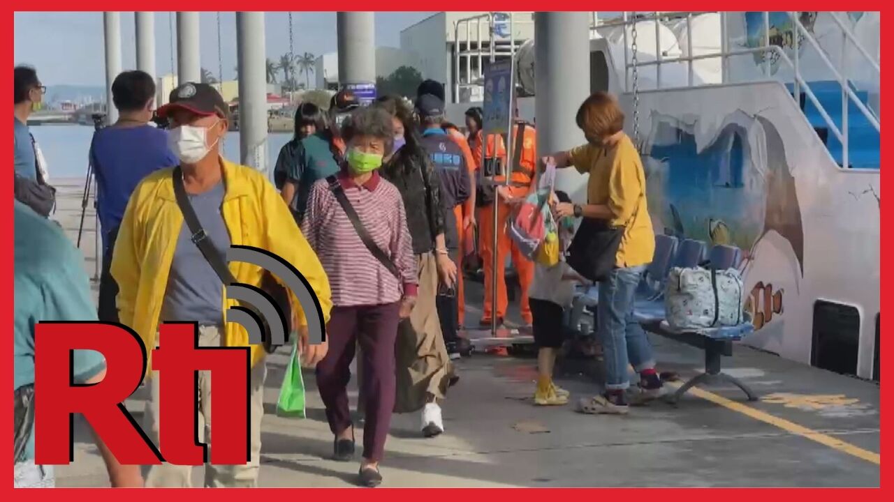 VIDEO: Life goes back to normal in Xiaoliuqiu with the resumption of ferry services