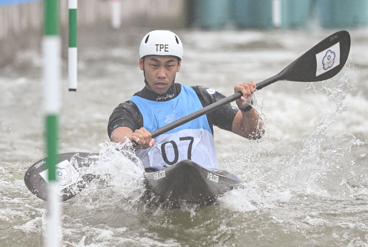 Canoeist Wu Shao-hsuan first to represent Taiwan in men's K1 slalom