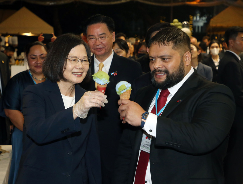 Nauru president expresses support for Taiwan