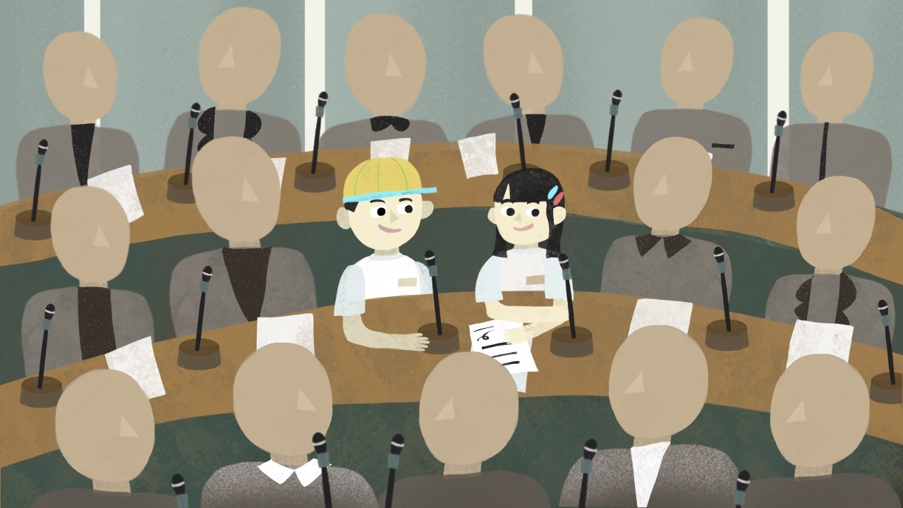 Are schools becoming more open with the inclusion of primary and secondary school student representatives in school meetings?