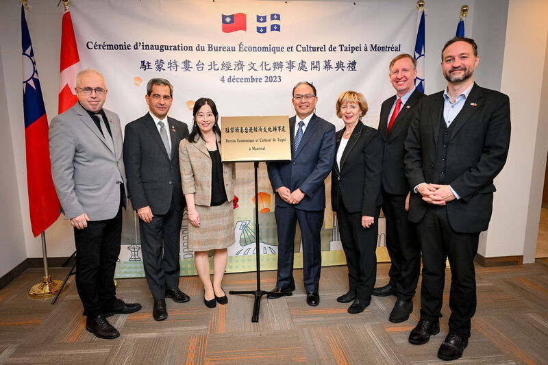 Taiwan opens new representative office in Montreal