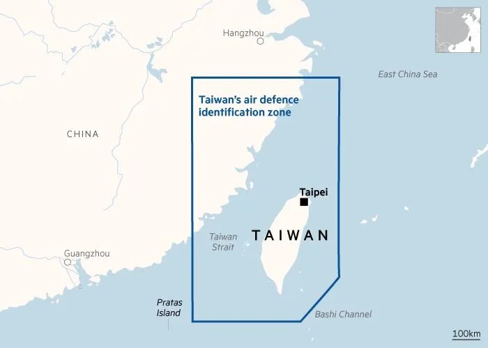 Chinese balloons cross Taiwan Strait median line for second straight day