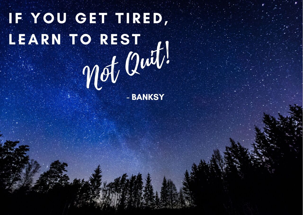 Giving yourself permission to take a break