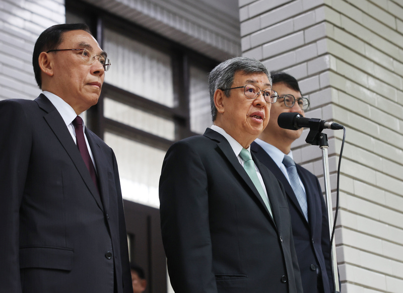 Premier Chen calls on former president Ma to be mindful of values of Taiwanese people