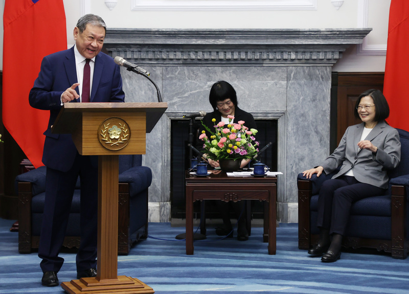President Tsai welcomes UK Labour Party delegation