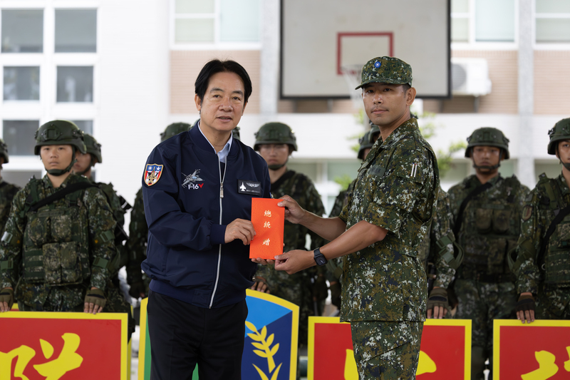 WATCH: Lai commends military dedication following recent PLA exercises